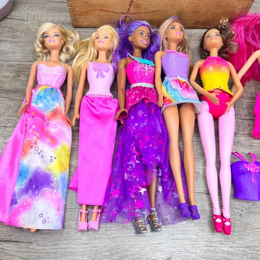 Lot If 6 BARBIE DREAMTOPIA Princesses Collection‎ Good Condition
